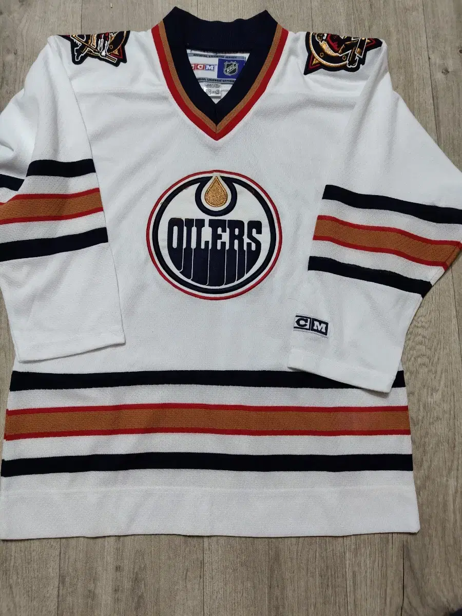 Edmonton oilers NHL 하키 져지 유니폼 오일러스 아동 xl